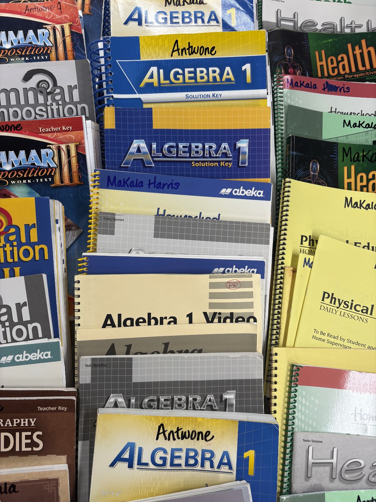 Abeka Homeschool Curriculum Ninth Grade 9th Medium / Heavy Use See Pics Notes