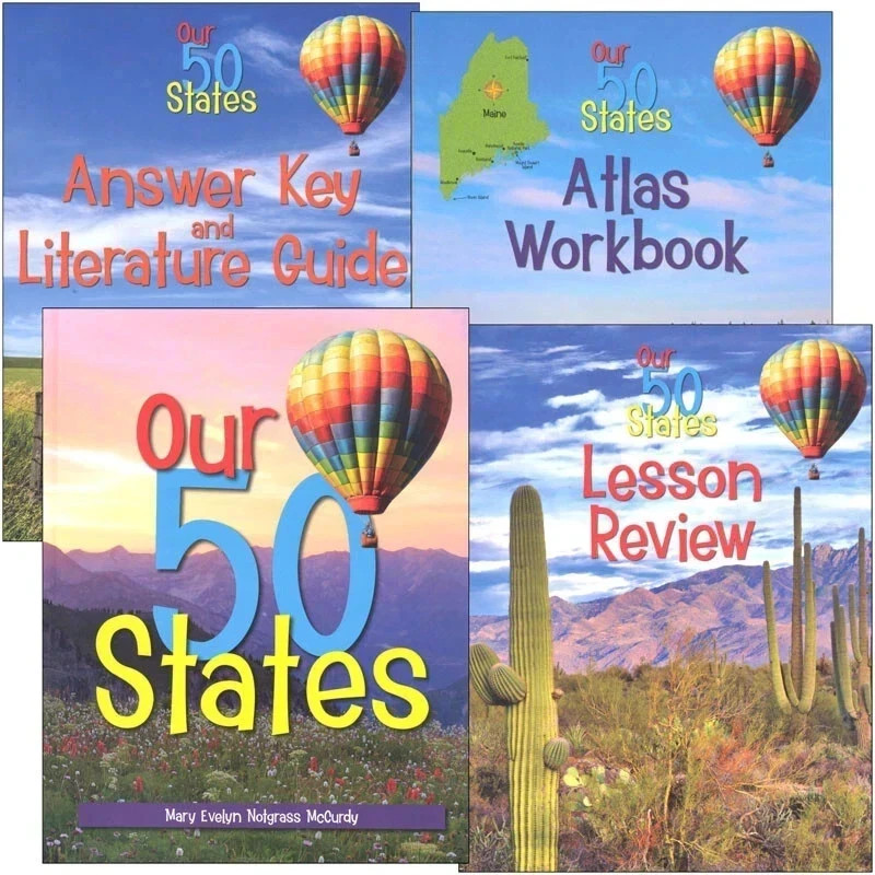 NEW Notgrass Our 50 States Complete Elementary US Geography Curriculum 2020