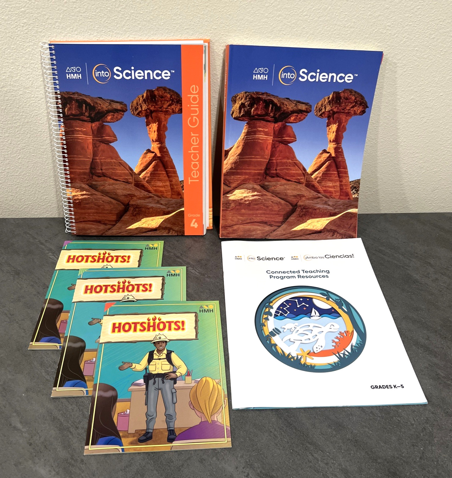 HMH Into Science Grade 4 Teacher Guide Student Book HotShots! Readers NEW