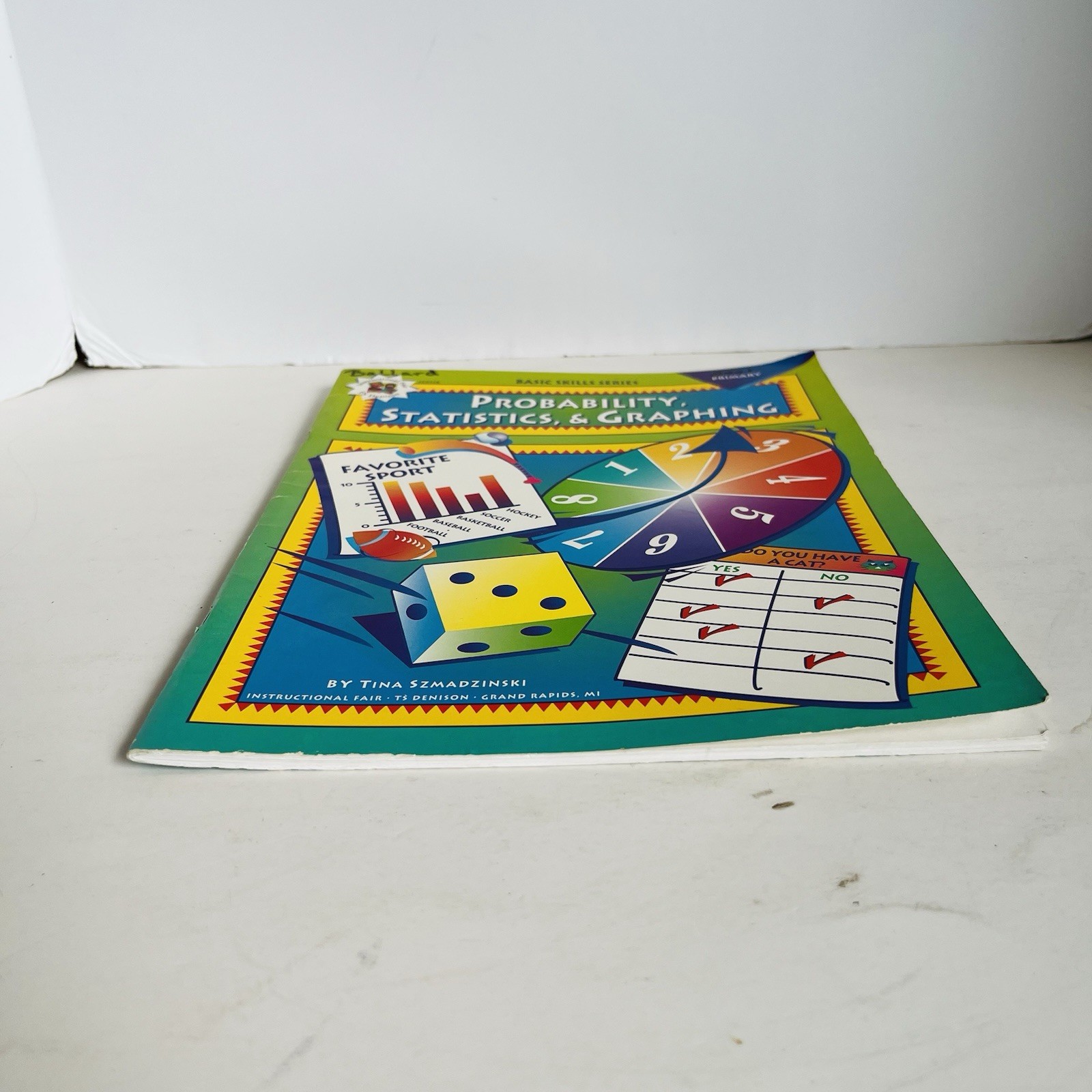 Probability Statistics Graphing Primary Instructional Fair IF5118 Math Worksheet