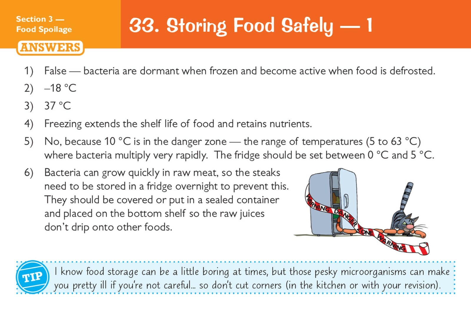 GCSE WJEC Eduqas Food Preparation & Nutrition Revision Card Key Stage 4 CGP