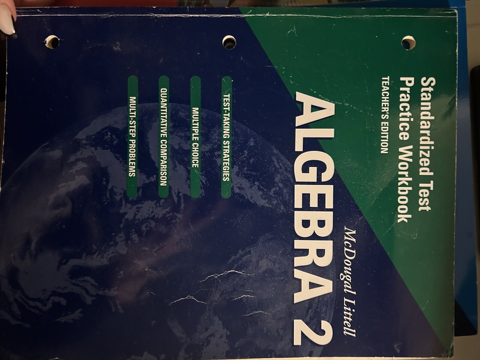 Standardized Test Practice Workbook: Algebra 2