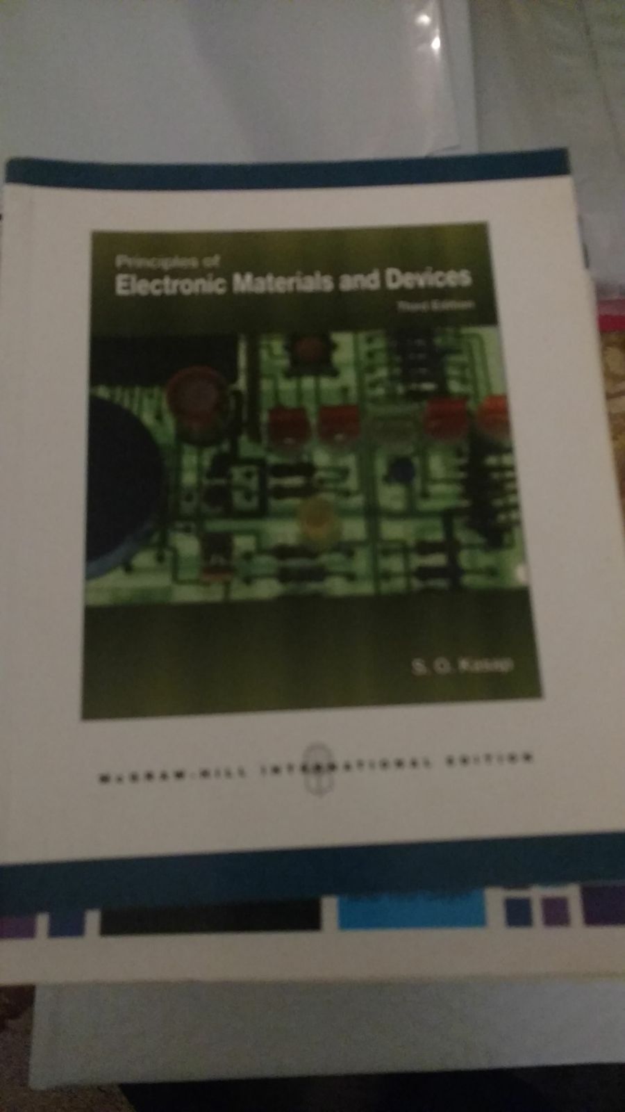 9780071244589 Principles of Electronic Materials and Devices by S. O. Kasap (200