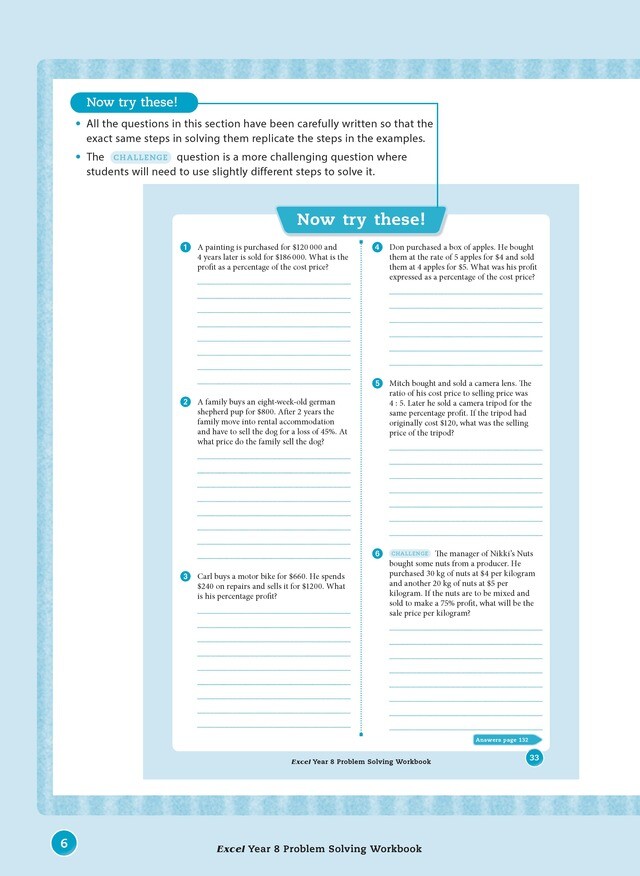 Excel Essential Skills – Problem Solving Workbook Year 8