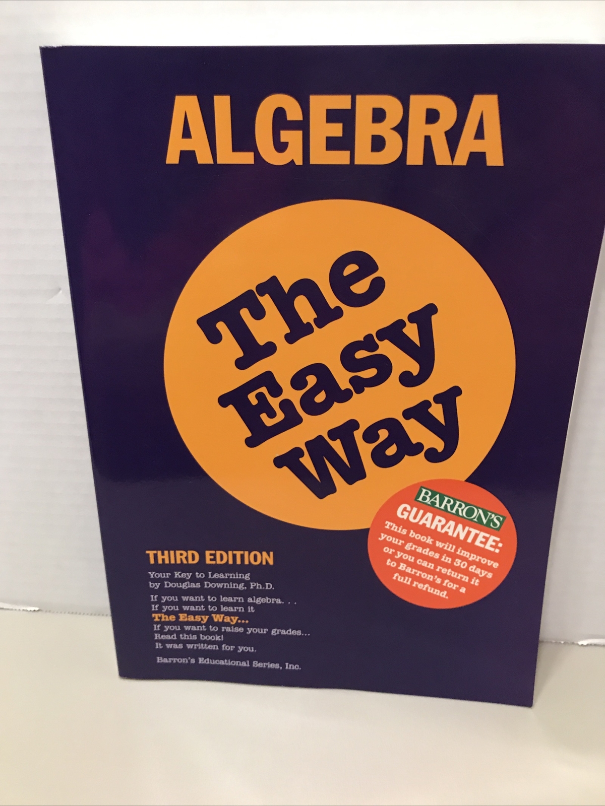 Algebra The Easy Way by Douglas Downing 3rd Edition Barron’s