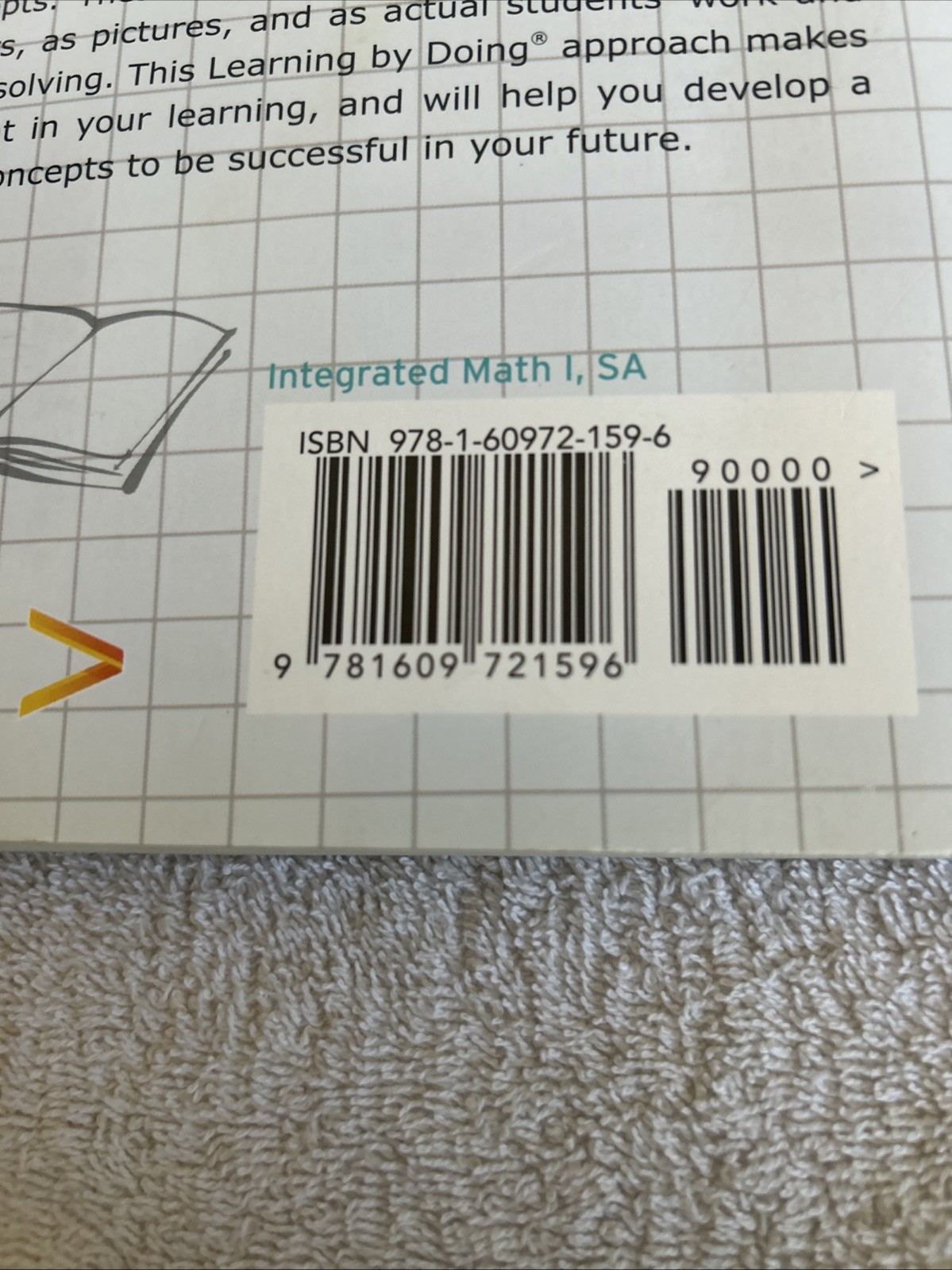 INTEGRATED MATH I CARNEGIE LEARNING * Student Assignments – good Condition*
