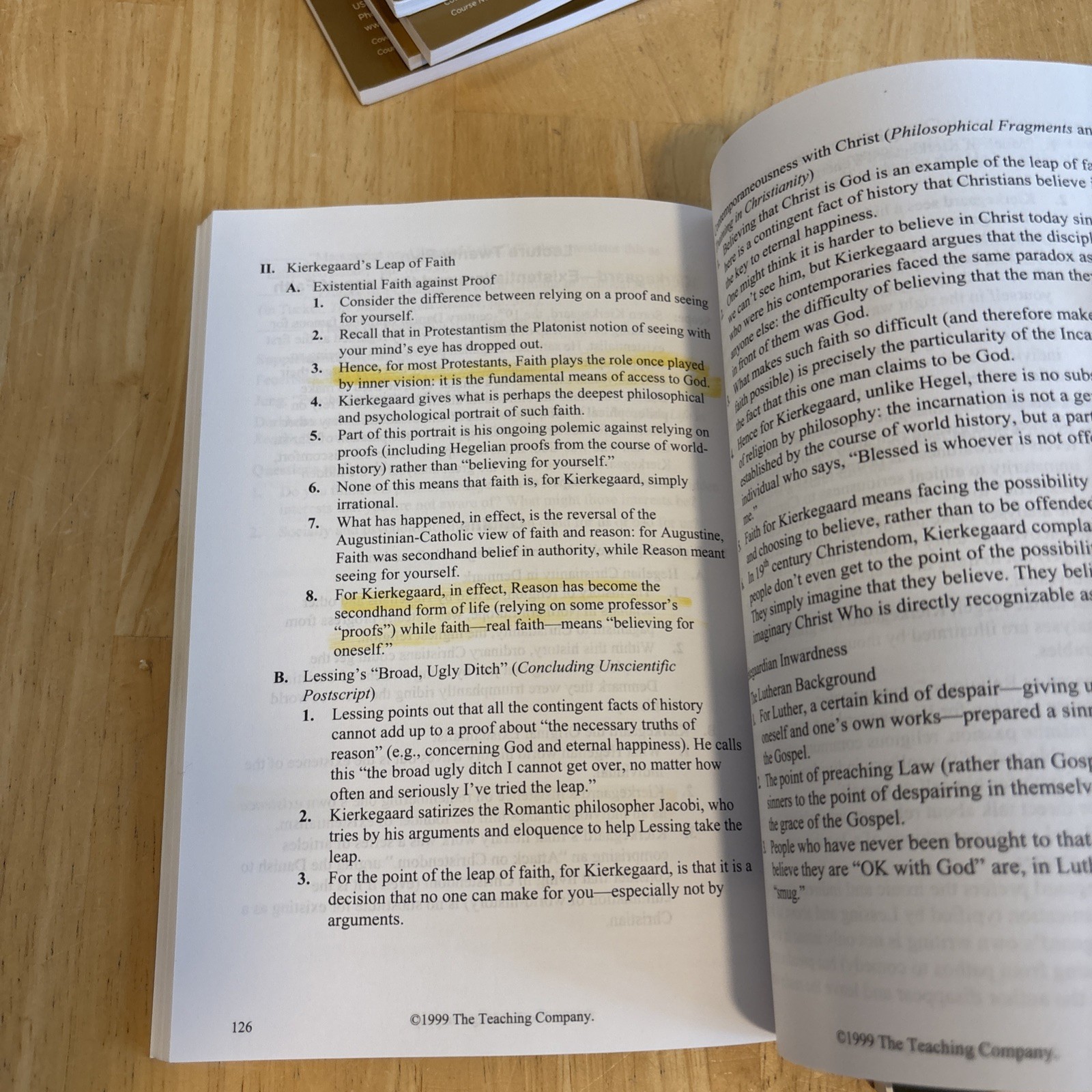Teaching Co 24 Great Courses TRANSCRIPTS Only: Huge Book Lot Religion Behavior +