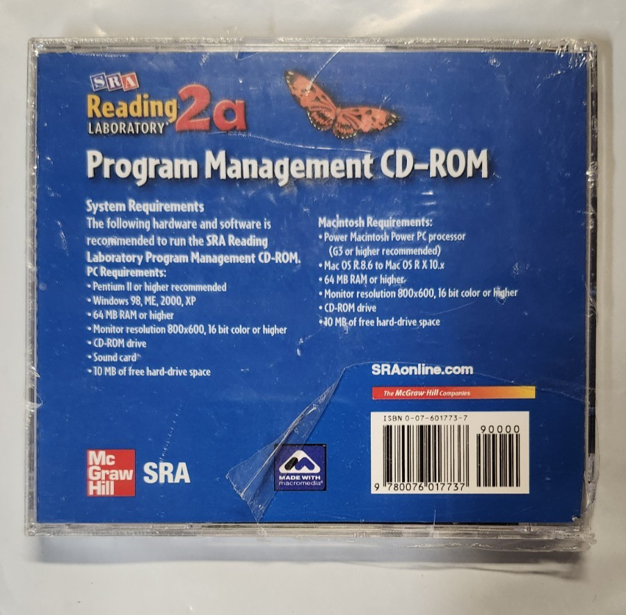 SRA Reading Laboratory 2A Program Management CD-ROM + 3 Kaleidoscope CD/CD-ROM
