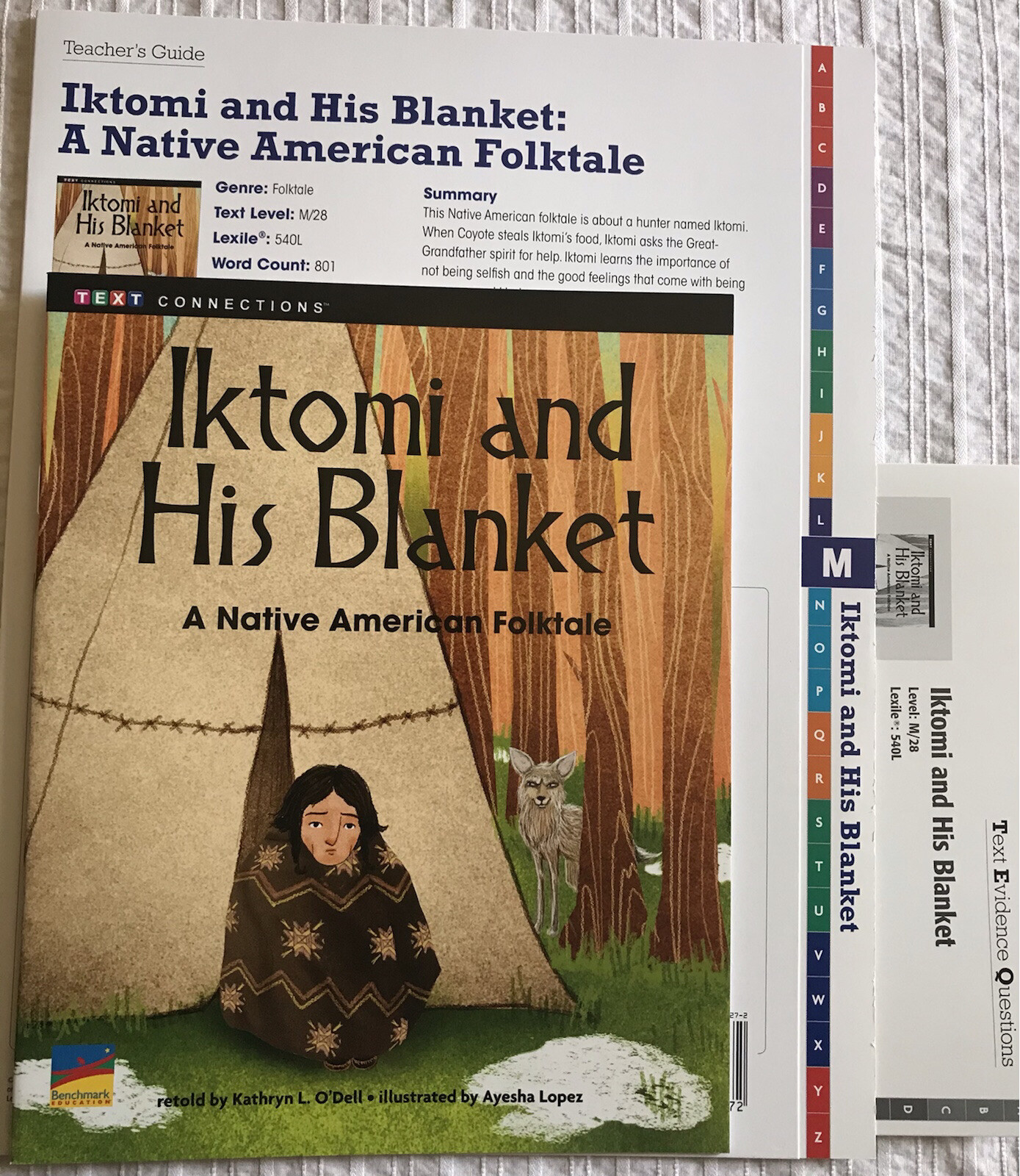 Benchmark Lot – Grade 2 Unit 2: Iktomi and His Blanket – Kathryn L. O’dell