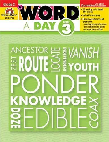 A Word a Day, Grade 3 – Paperback By Evan Moor – GOOD