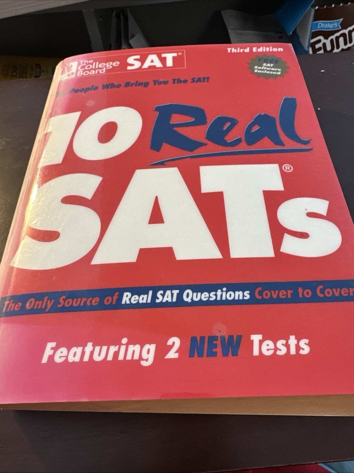 The College Board 10 Real SATs Third Edition Study Guide Paperback with CD
