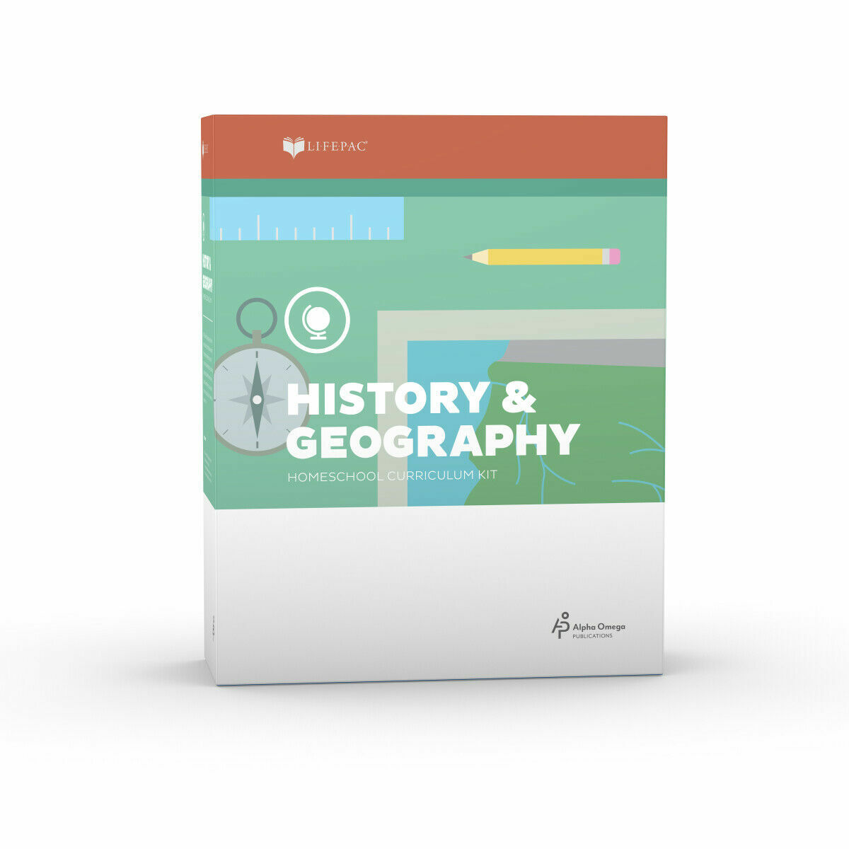 LIFEPAC Alpha Omega 5th grade History & Geography 5 Curriculum Complete Set