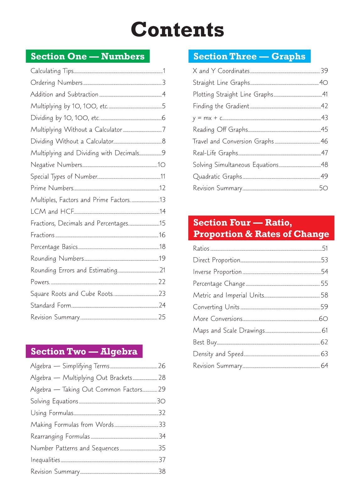 KS3 Maths Science & English Study Guide & Workbook with Answer 6 Books CGP