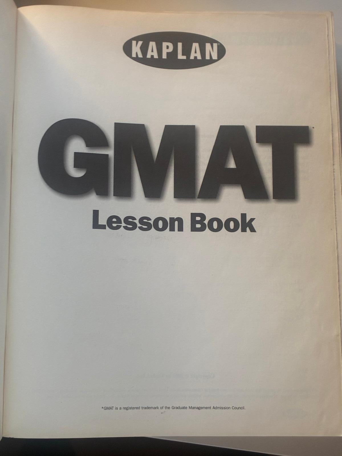 Libros GMAT Kaplan (4 libros) – Verbal, 800, Lesson + Home Study – Preparación M