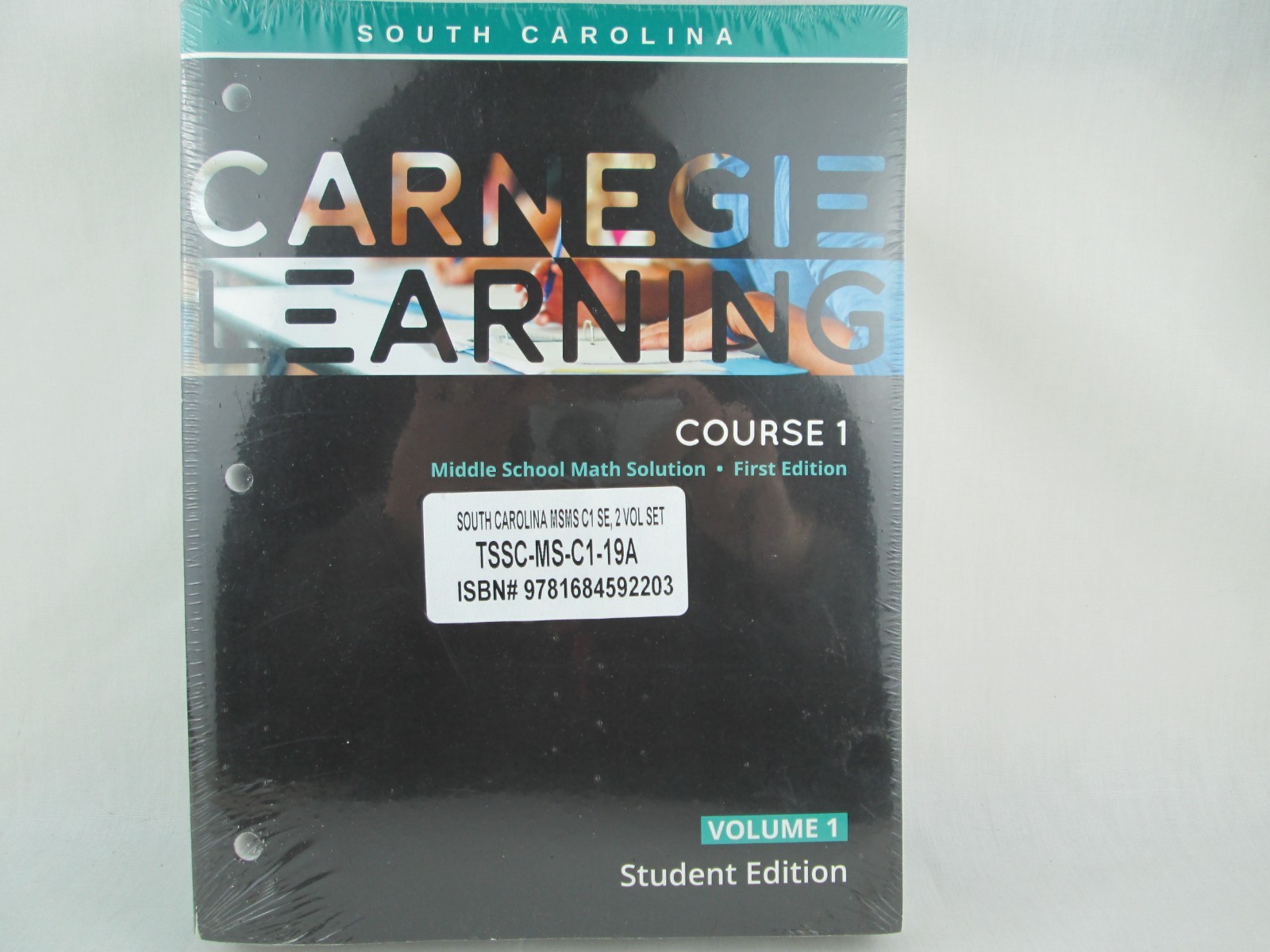 CARNEGIE LEARNING Student Edition Course 1 Middle School Math Solution Vol 1 & 2