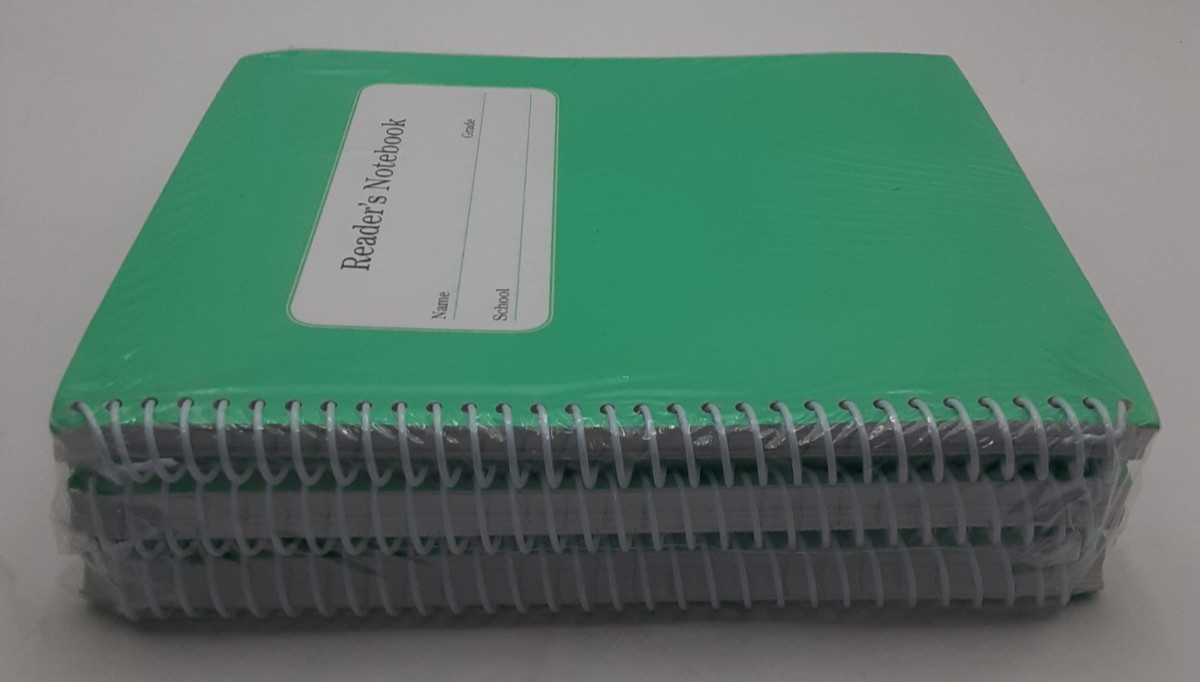 Fountas & Pinnell Reader’s Notebook Gr 2-4 (5 Pack) 8×10 Each with 4 Sections