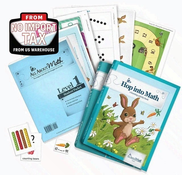 All About Math Level 1 Materials Teacher Manual Student Packet Set