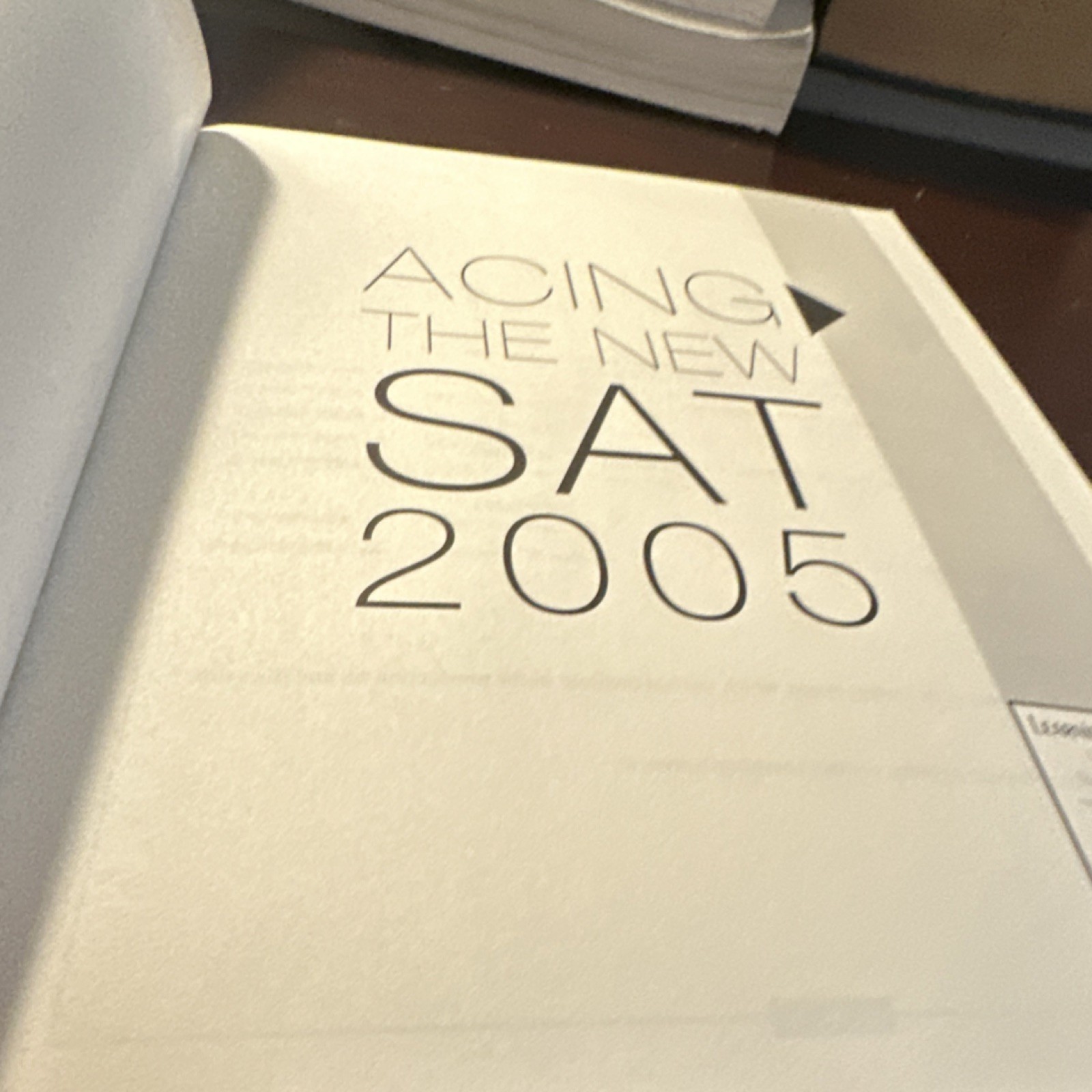 LearningExpress Acing the New SAT 2005 2nd Ed Study Guide