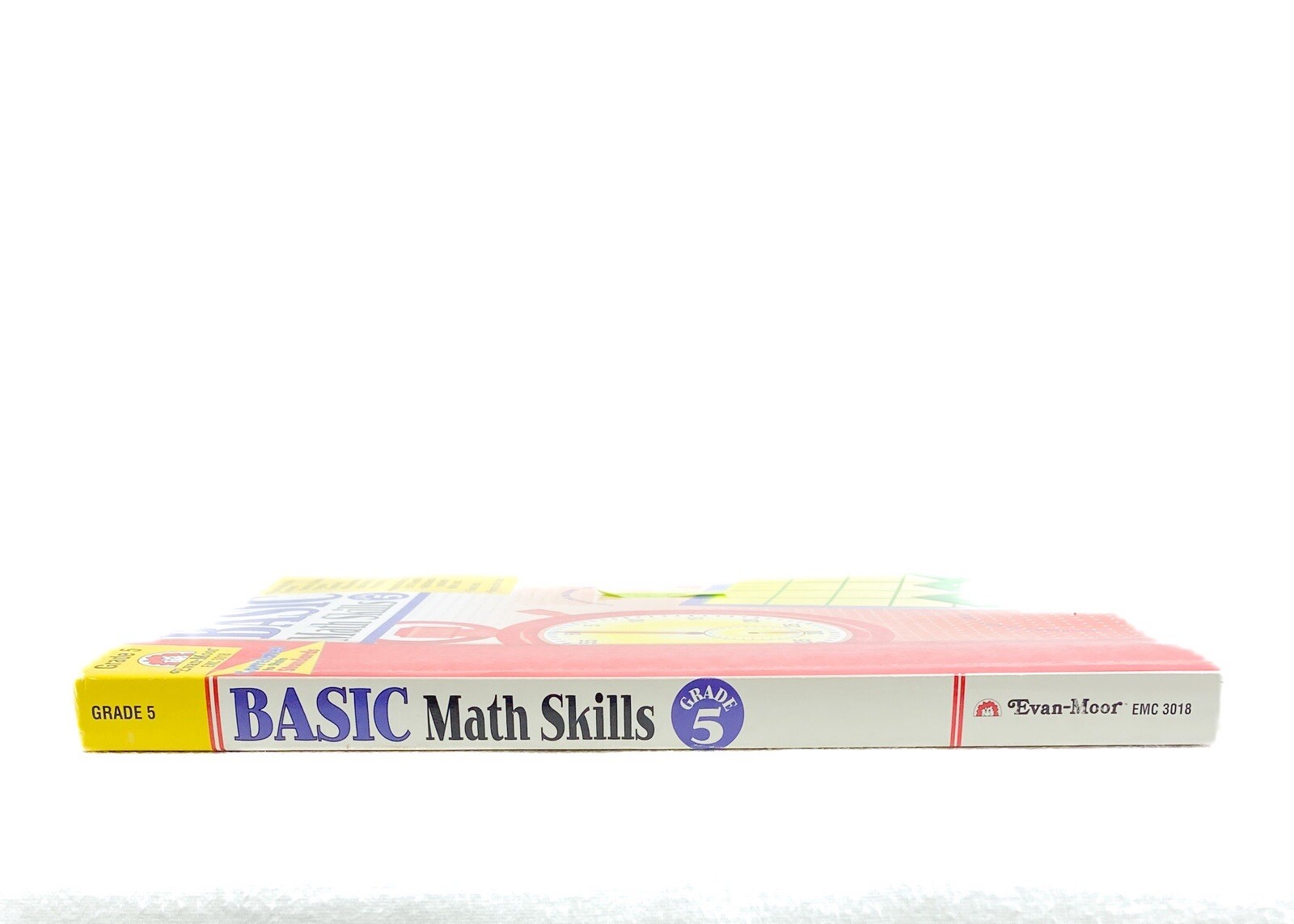 Basic Math Skills Grade 5 Paperback By Evan Moor Tutoring Homeschool Practice