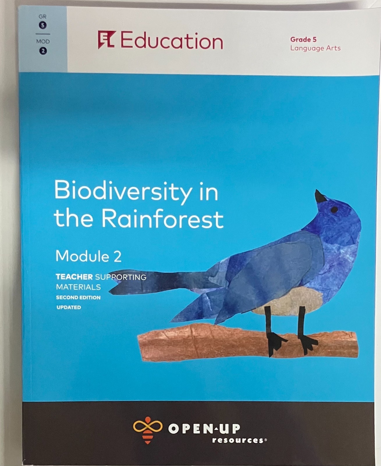 Open Up Resources, Grade 5 Language Arts, #2 BIDIVERSITY in the RAIFOREST (NEW)