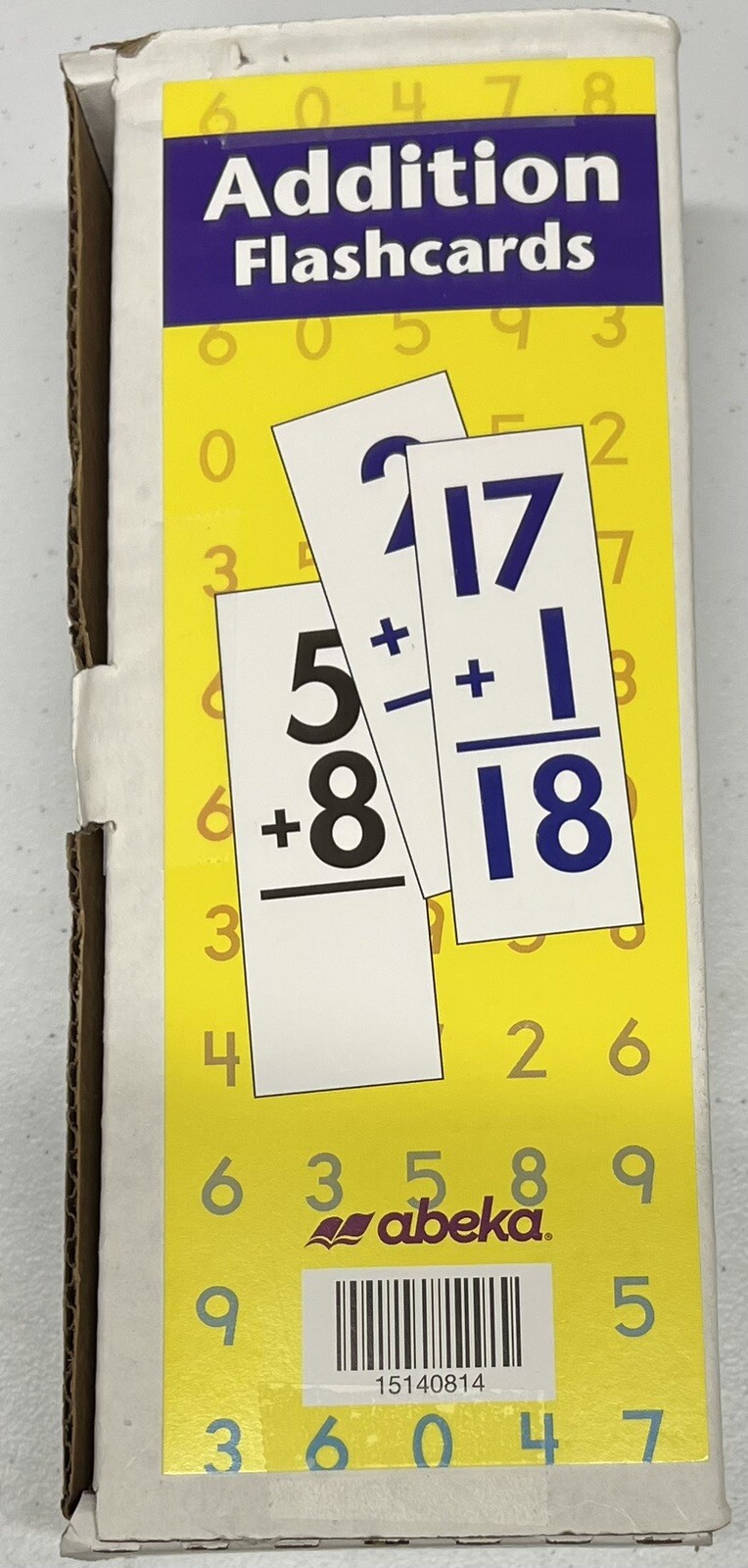 Abeka math Addition flash cards Homeschool