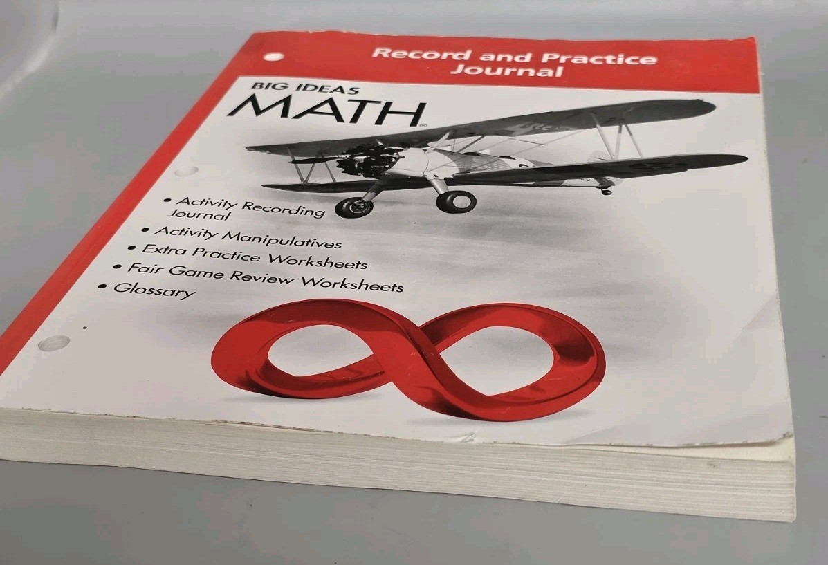 NEW BIG IDEAS MATH: Record & Practice Journal RED Math Homeschool