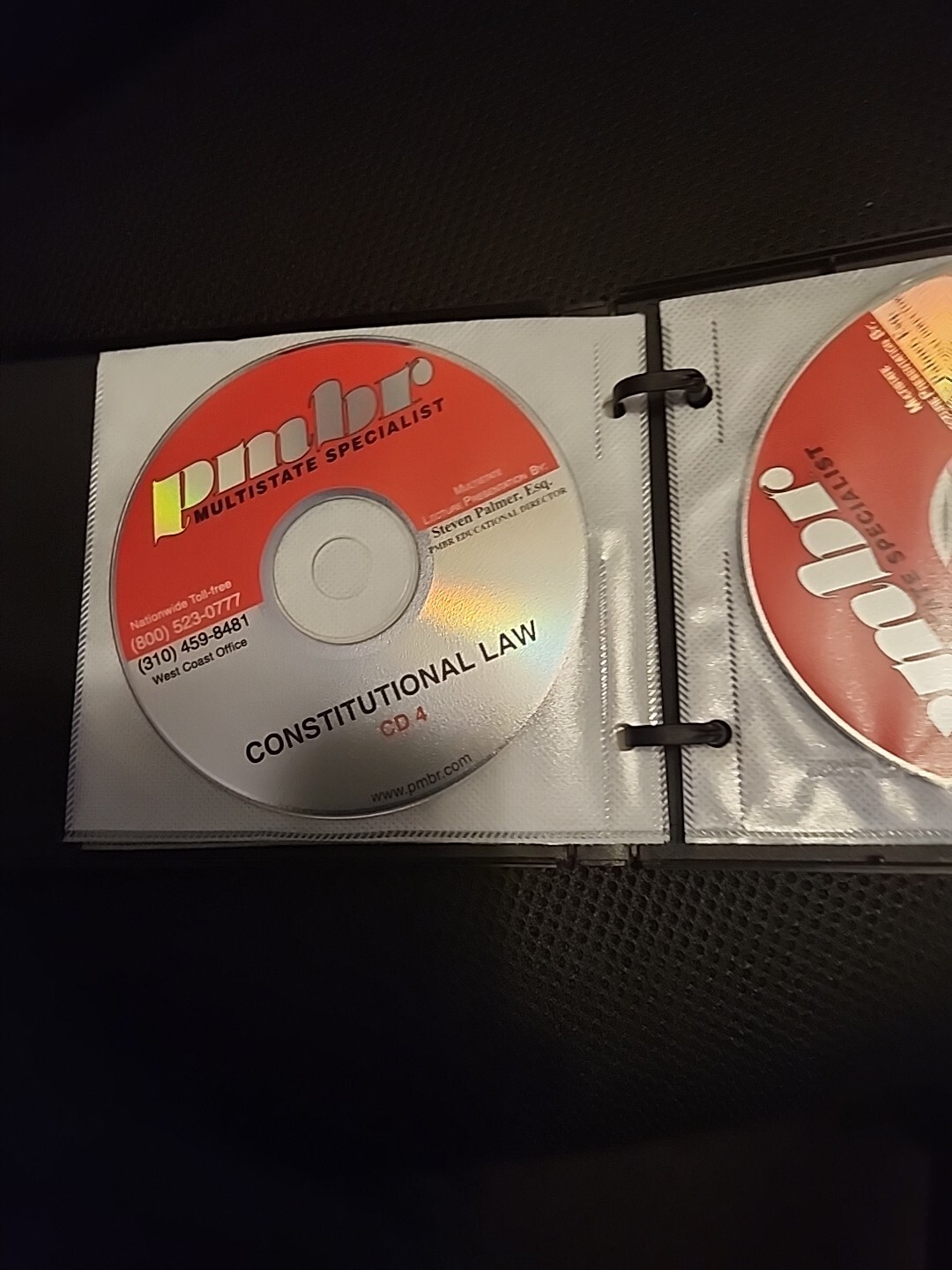 PMBR Multistate CD Review Constitutional Law Audio Series 5 CD set