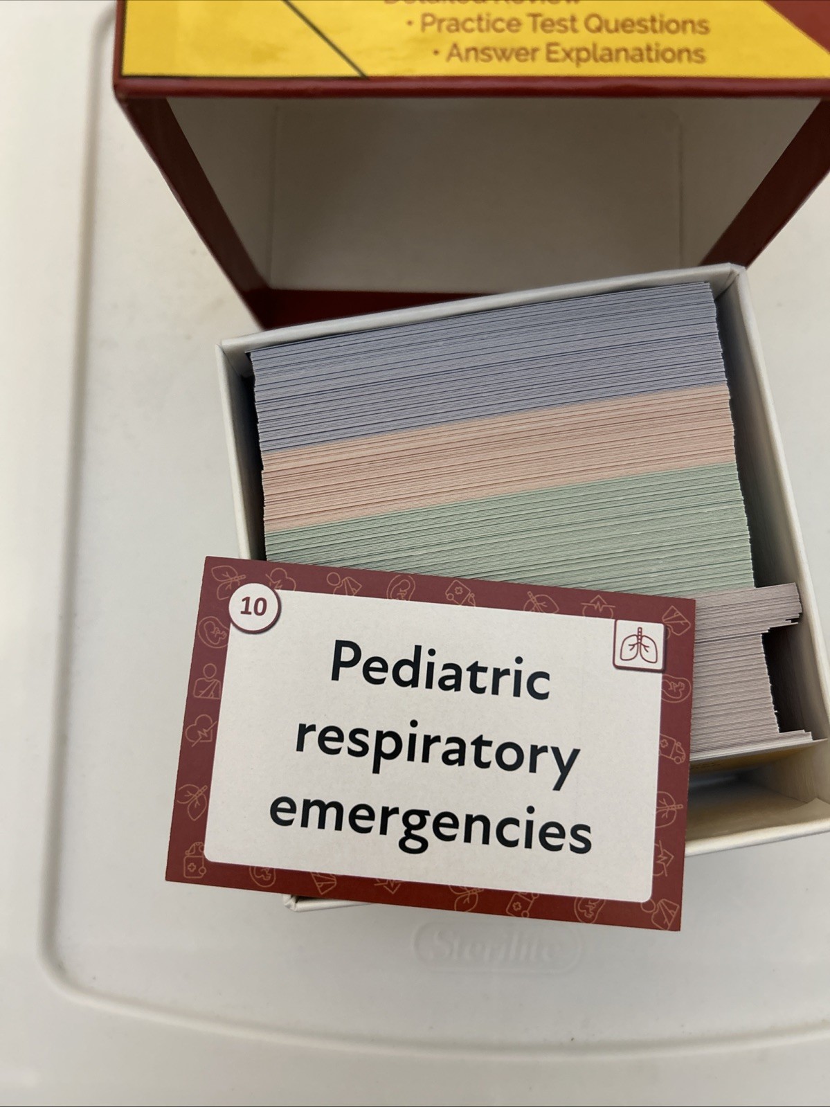 EMT Flash Cards Test Prep Books Practice Test Questions Open Box