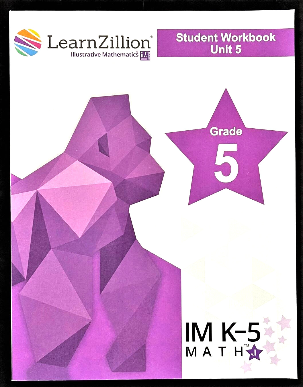 5th Grade – LEARN ZILLION – STUDENT WORKBOOK (Unit 5) (2021, Illustrative Math)