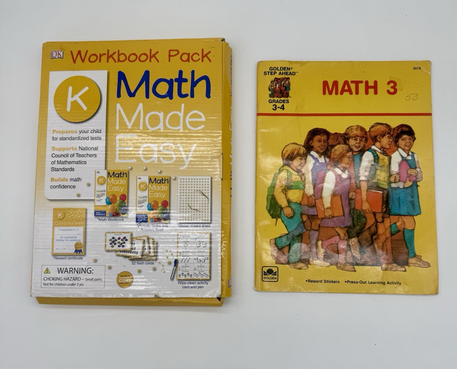 DK Math Made Easy Workbook Pack K Kindergarten Homeschool Learning Box Set