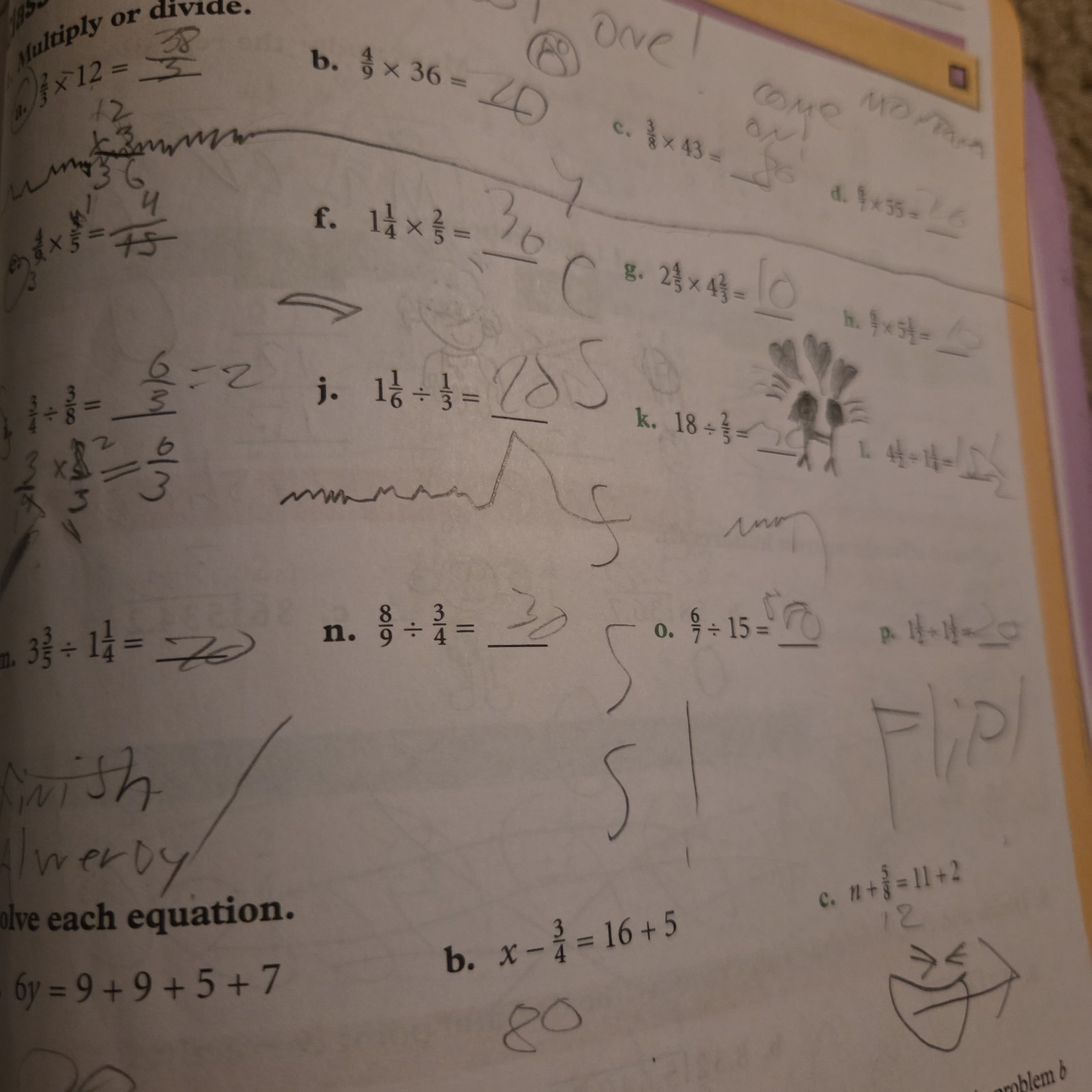Abeka Arithmetic 5 Work-Text 4th Edition Grade 5 Math Workbook Student Book