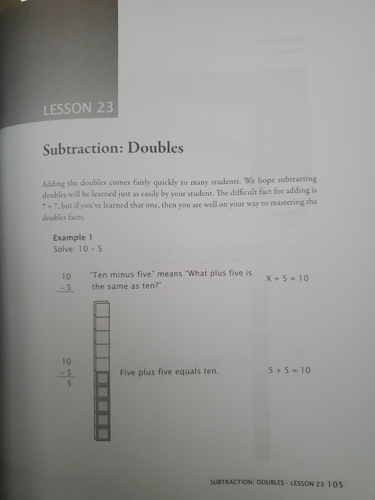 Alpha Instruction Manual : Single-Digit Addition and Subtraction by…