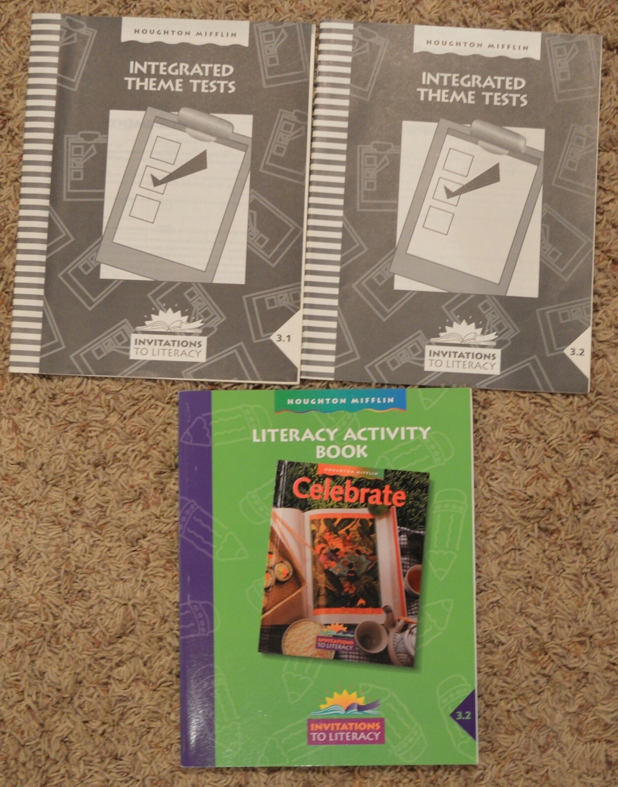 Houghton Mifflin Invitations To Literacy Elementary Grade 3 Workbook/Test Books