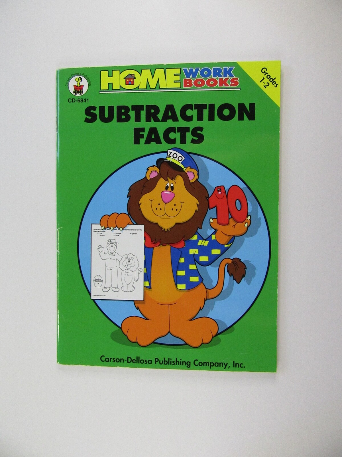 Home Workbooks – Subtraction Facts Grades 1-2