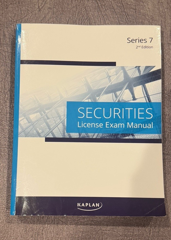 Kaplan Series 7 2nd Ed Securities License Exam Manual Paperback 2016 600p