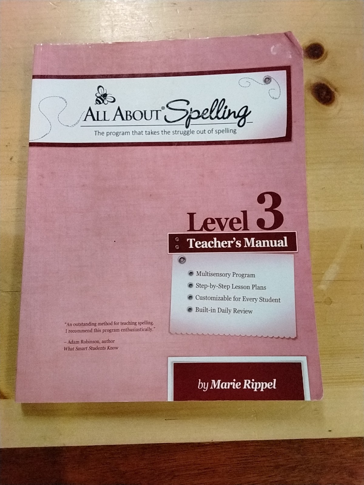 All About Spelling Level 3 Teacher’s Manual Noncolor Edition