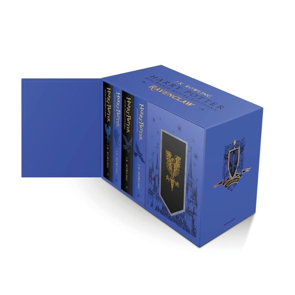 Harry Potter Ravenclaw Hogwarts House Editions Hardback Box Set by J.K. Rowling