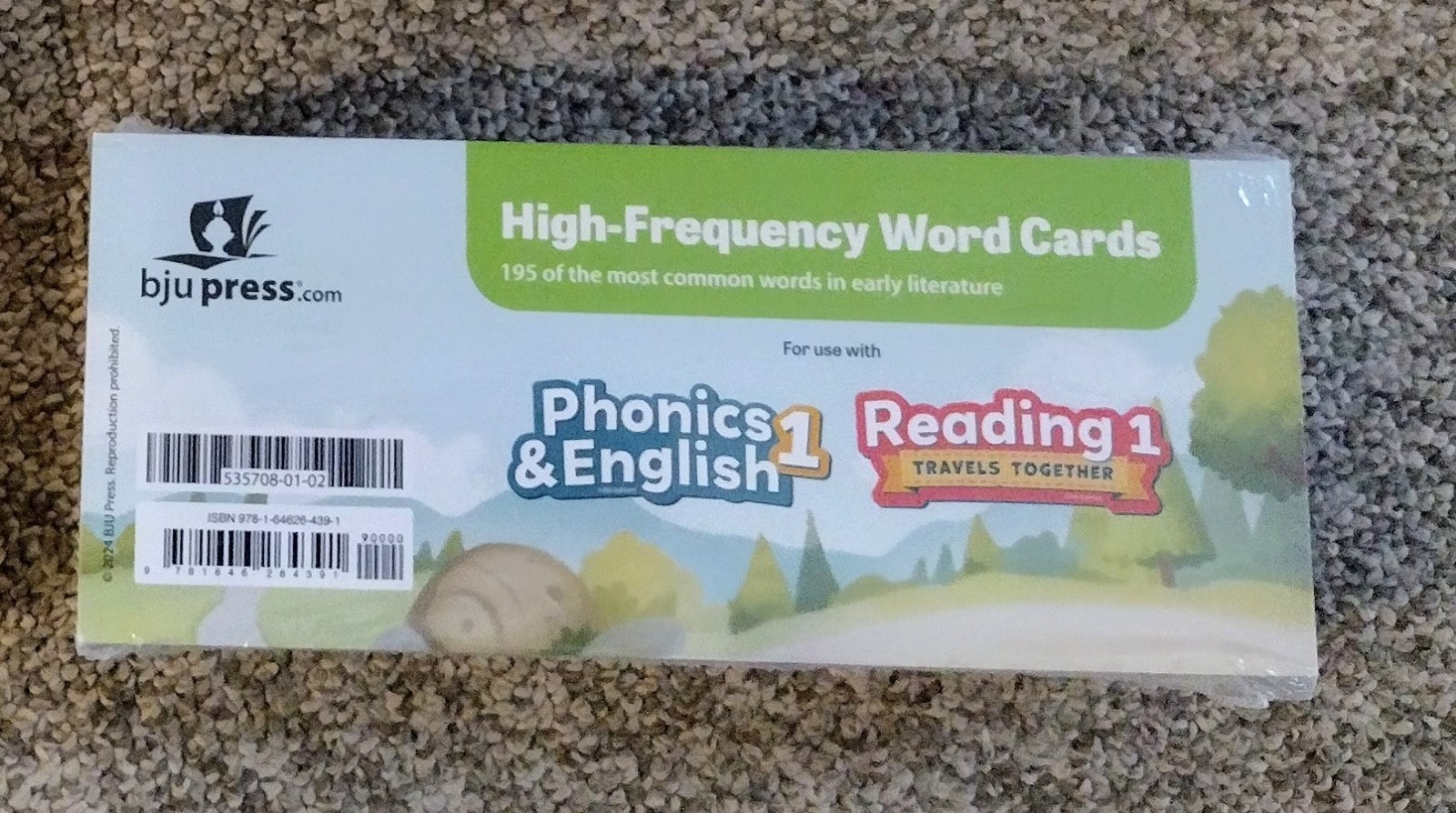 BJU Phonics & English/Reading 1 High Frequency Word Cards