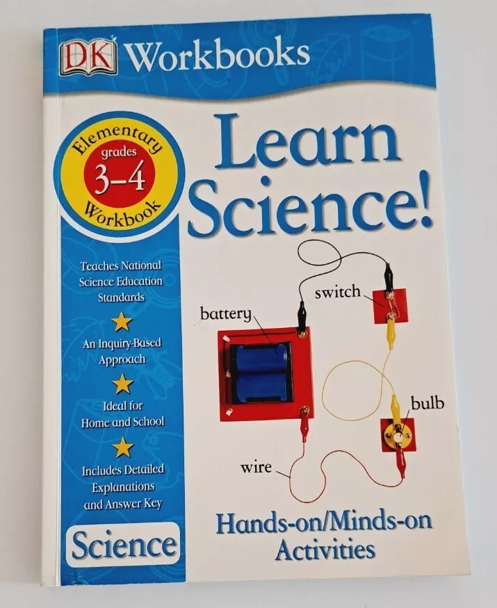 DK Learn Science Workbook- Grade3-4- Brand New