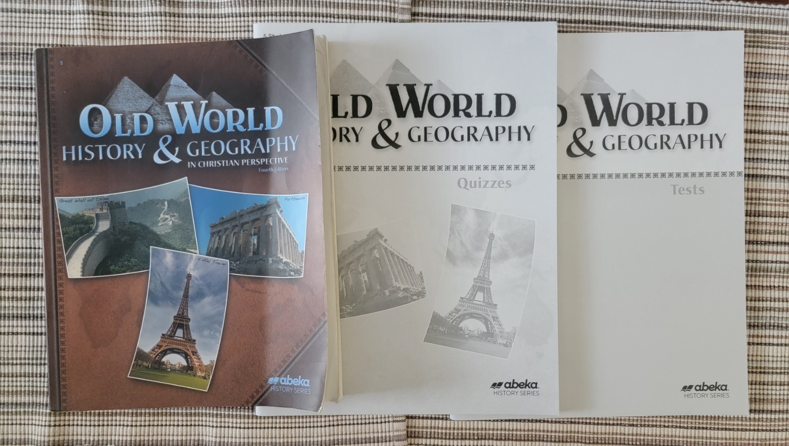 Abeka 5th Grade Old World History & Geography – Student Text, Test & Quiz Books