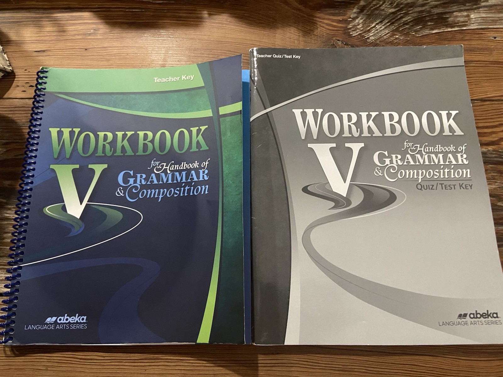 Abeka Workbook V Grammar & Composition Teacher Key and Quiz/Test Key