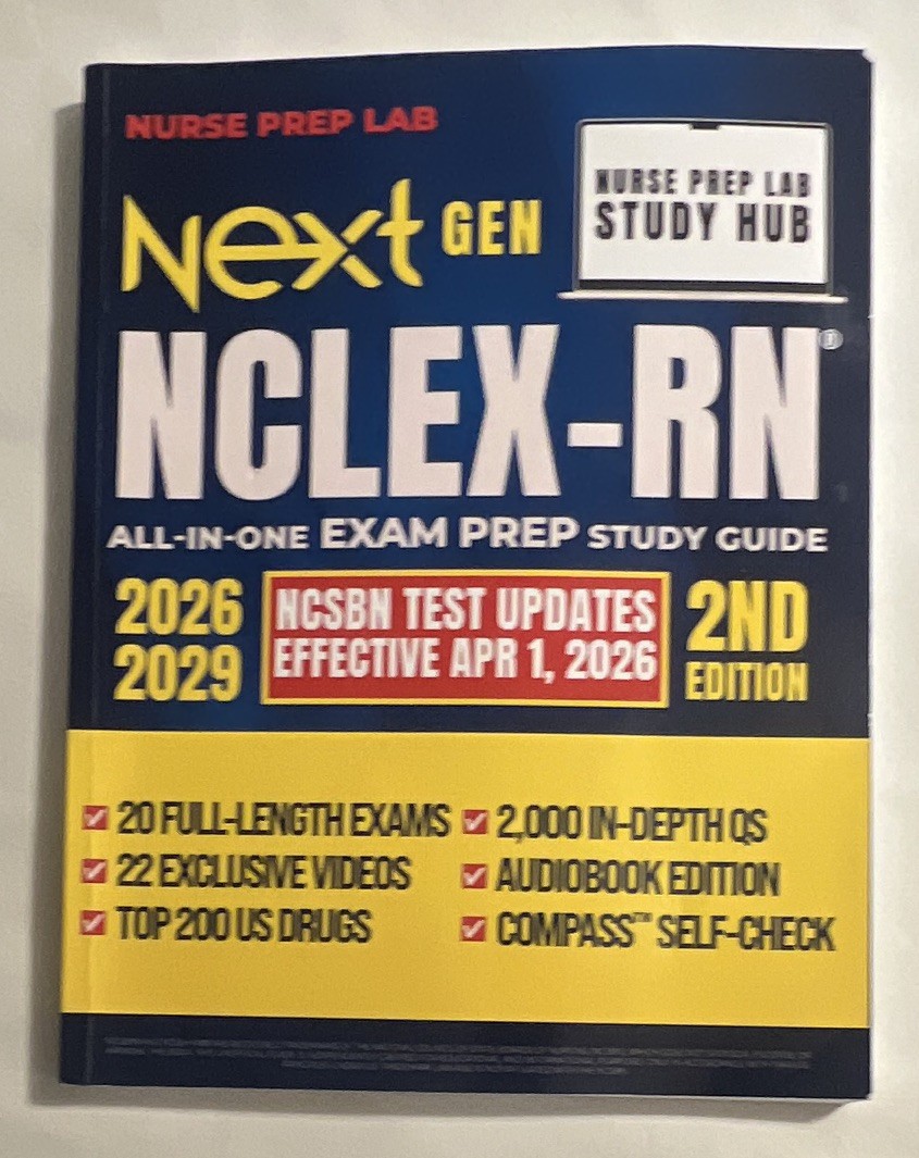 Nurse Prep Lab Next Gen NCLEX-RN All-in-One Exam Prep Study Guide 2nd Ed 2026