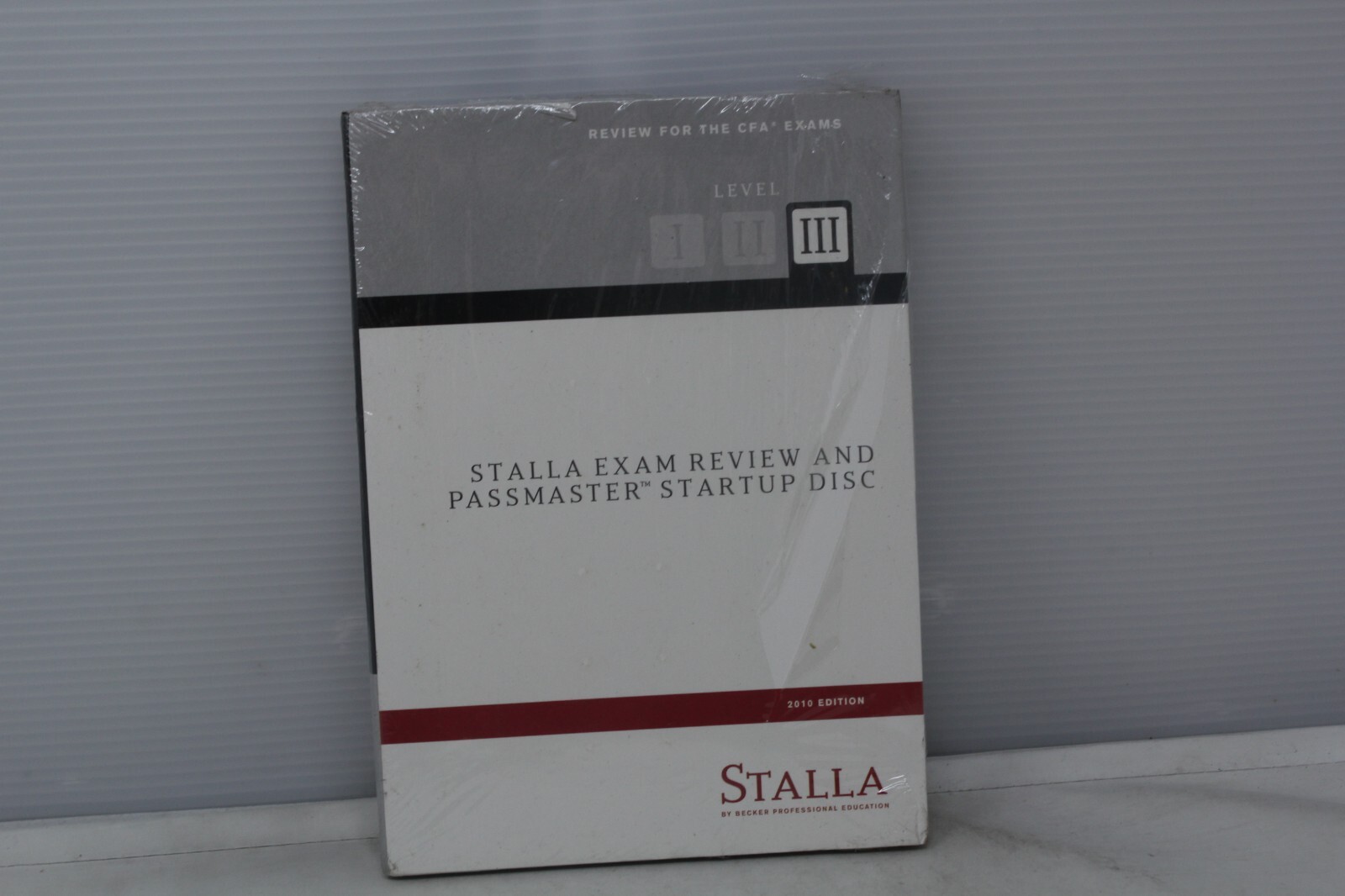 Stalla Exam Review & Passmaster (Startup Disc) – NEW (Seal damage)