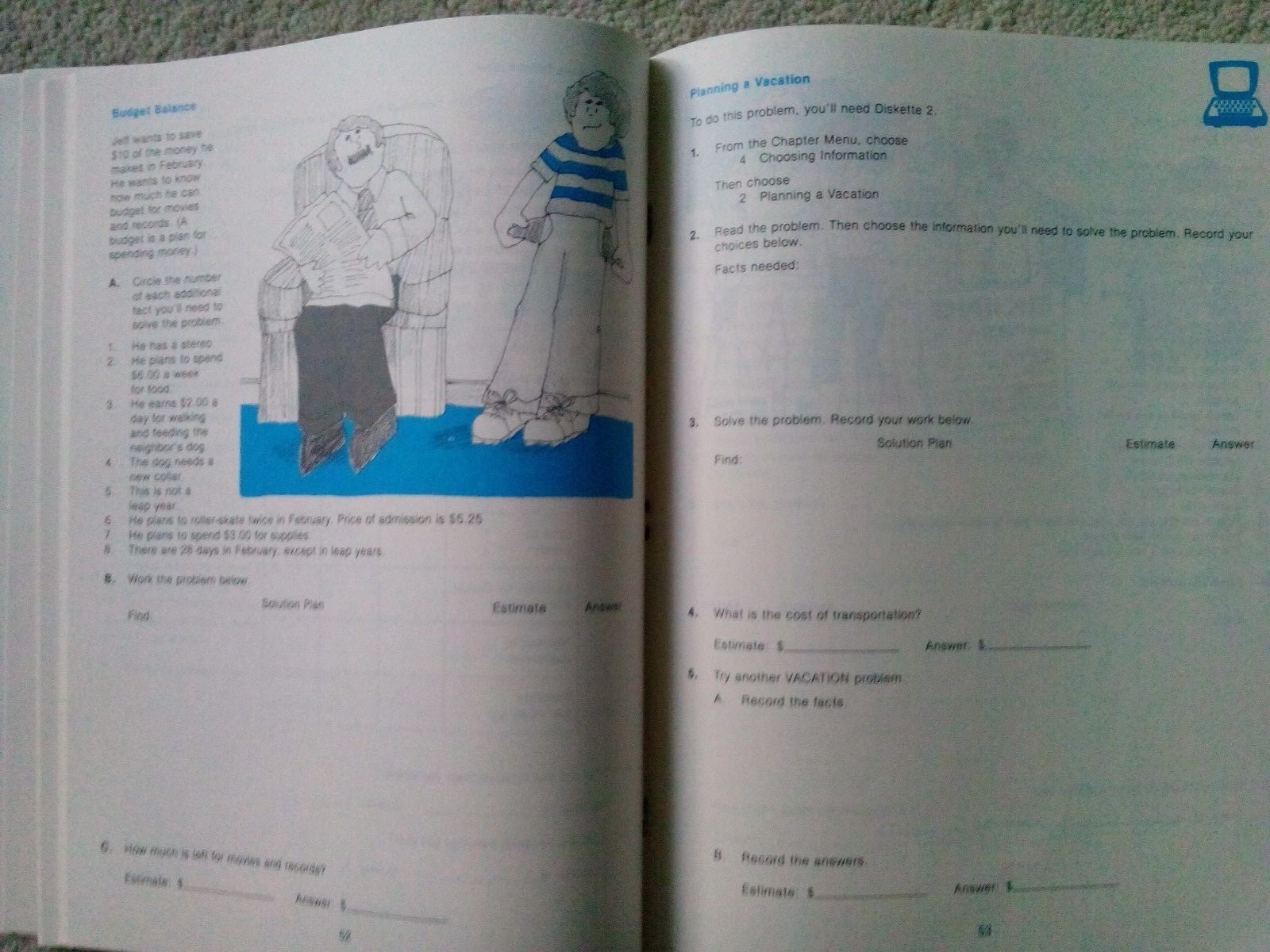 9 Unused Problem Solving Math Strategies Student Textbooks SRA Thinkware 1983