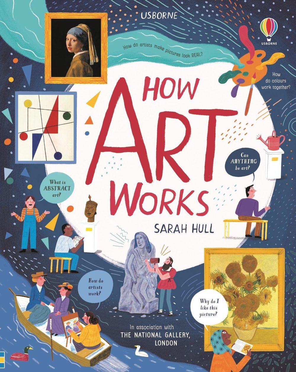 How Art Works by Sarah Hull (English) Hardcover Book