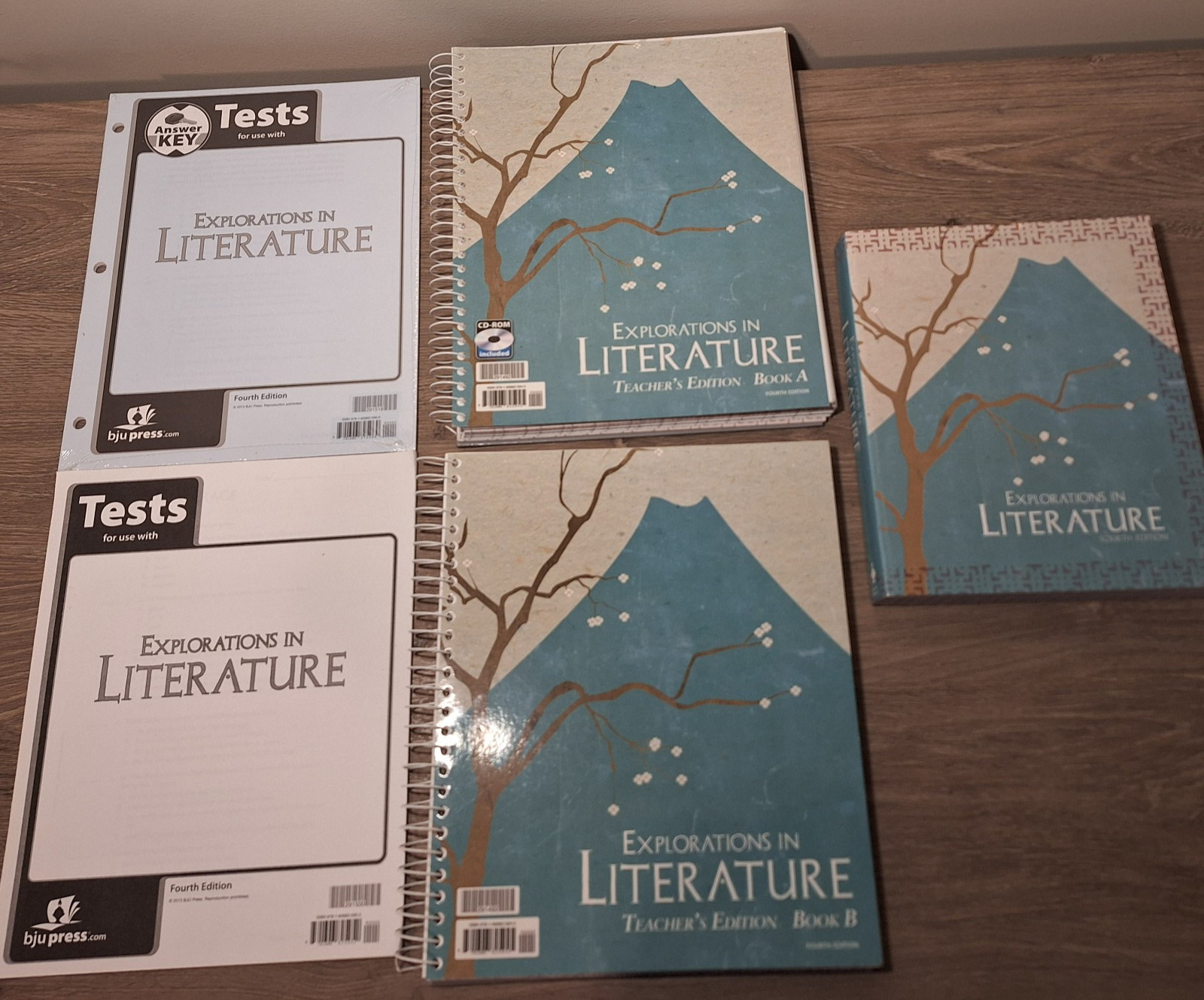 BJU 7th grade EXPLORATIONS IN LITERATURE Complete Set 4th ed