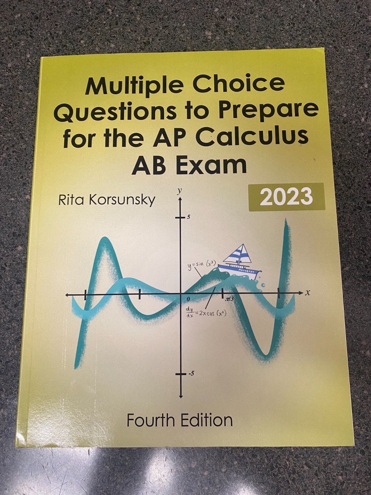 AP Calculus AB exam prep practice book. Brand new, no markings – 2023
