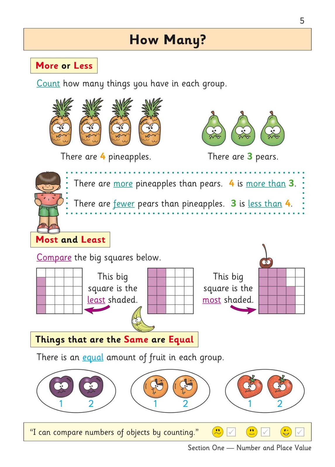 KS1 Maths Year 1 Targeted Study Book with Practice Questions & Answer Ages 5-6