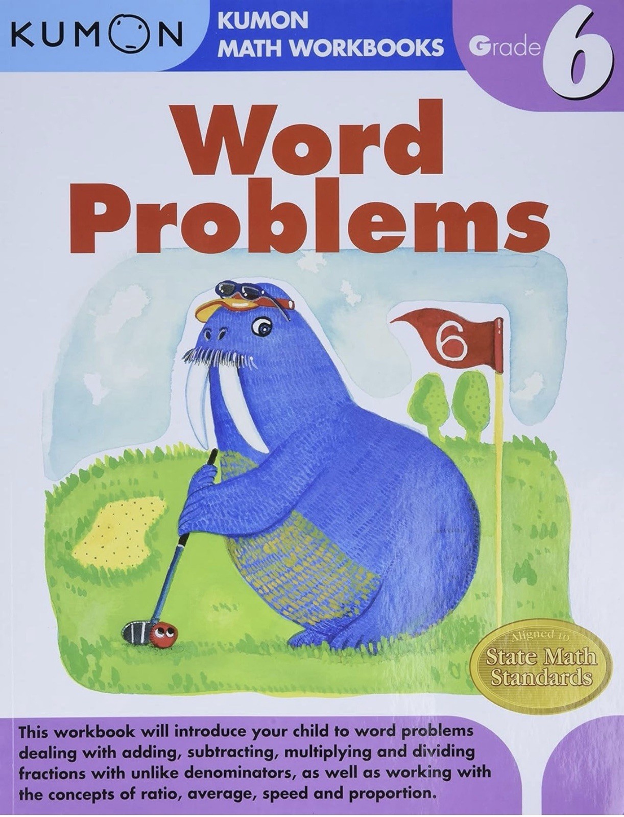(NEW) Word Problems Grade 6 (Kumon Math Workbooks) – Paperback – BRAND NEW
