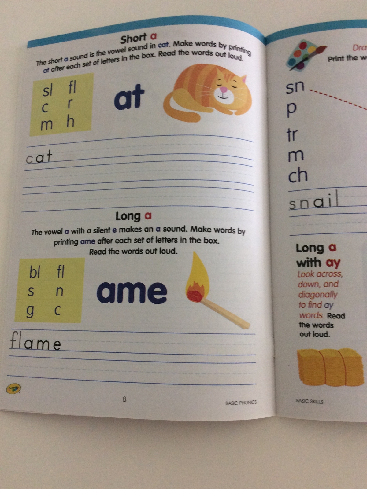 **NEW** Crayola Grade1 Basic Skills Activity Book «Phonics 1»